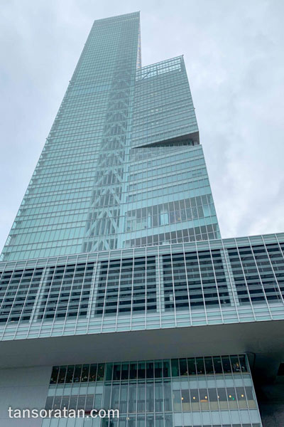 大阪マリオット都ホテルの宿泊記 あべのハルカス高層階 圧巻の眺望 ブログレビュー たんたん そら たんたん